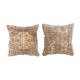 Set of two turkish carpet rug pillow cover