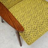 Paire de fauteuils Jaune par Jaroslav Smidek pour Ton (Thonet) Expo 58
