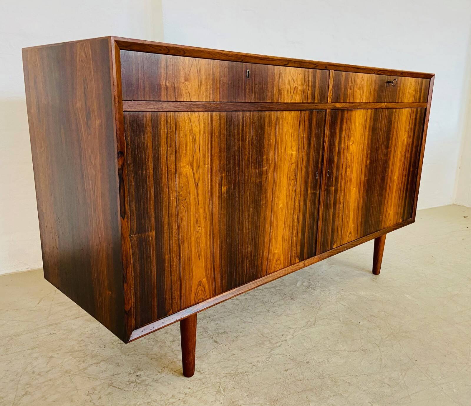 Buffet danois rétro vintage en palissandre du milieu du siècle par Poul Cadovius, années 1960