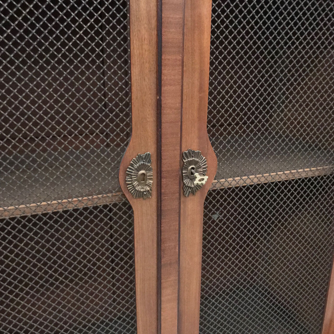 Bibliothèque de marqueterie style Empire