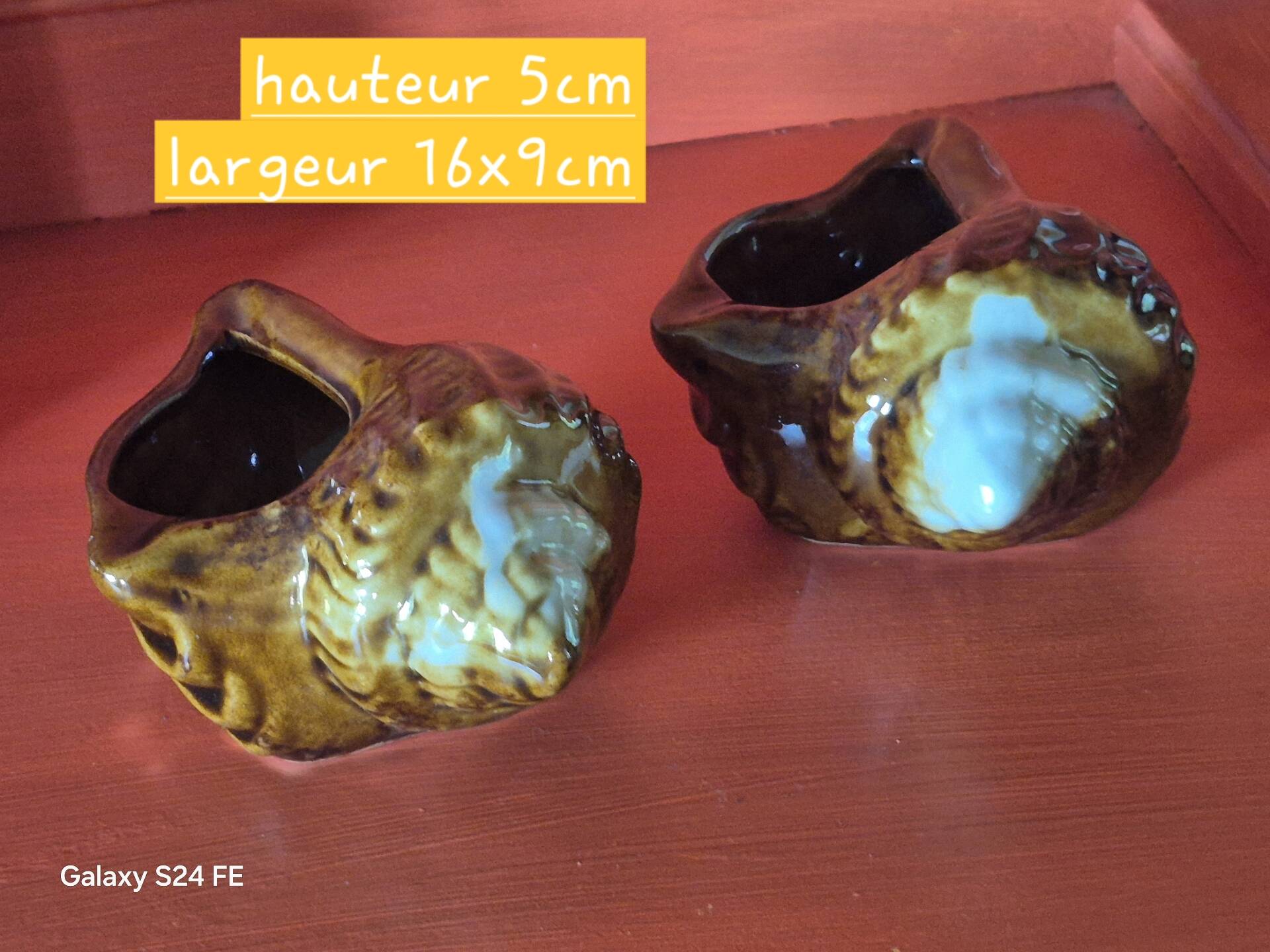 Shell ashtrays