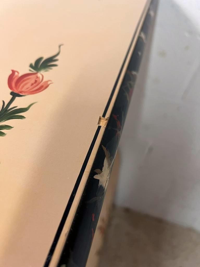 Hand painted xl chest of drawers