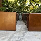 Pair of exotic wood storage columns - China