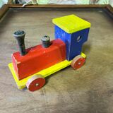 Locomotive bois ancien jouet