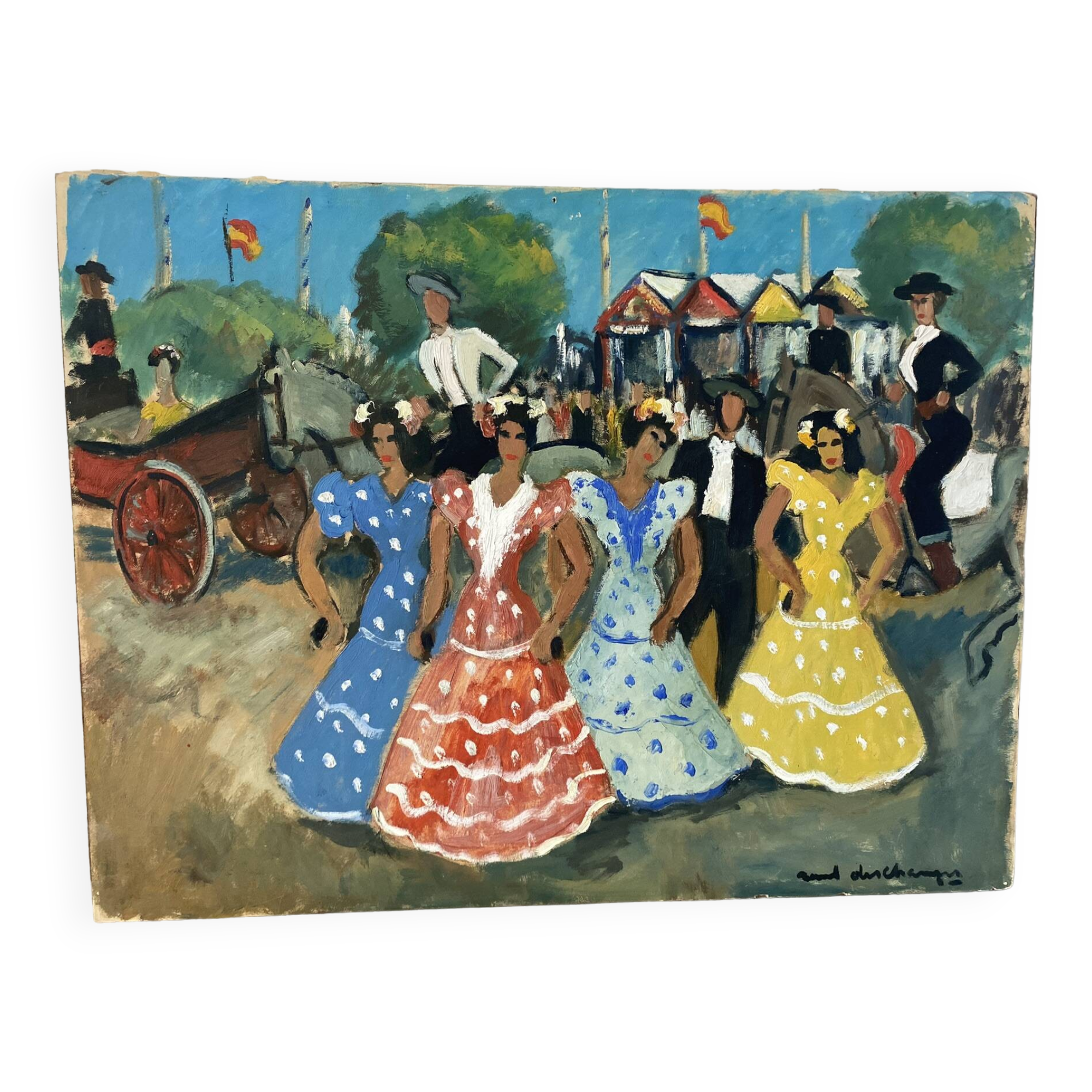 Spanish dancers signed