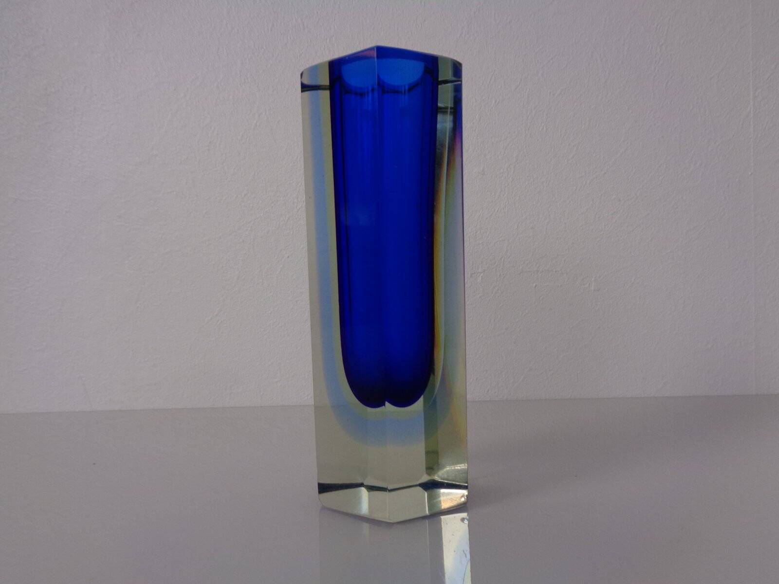 Vintage Italian Murano Glass Vase, 1960s