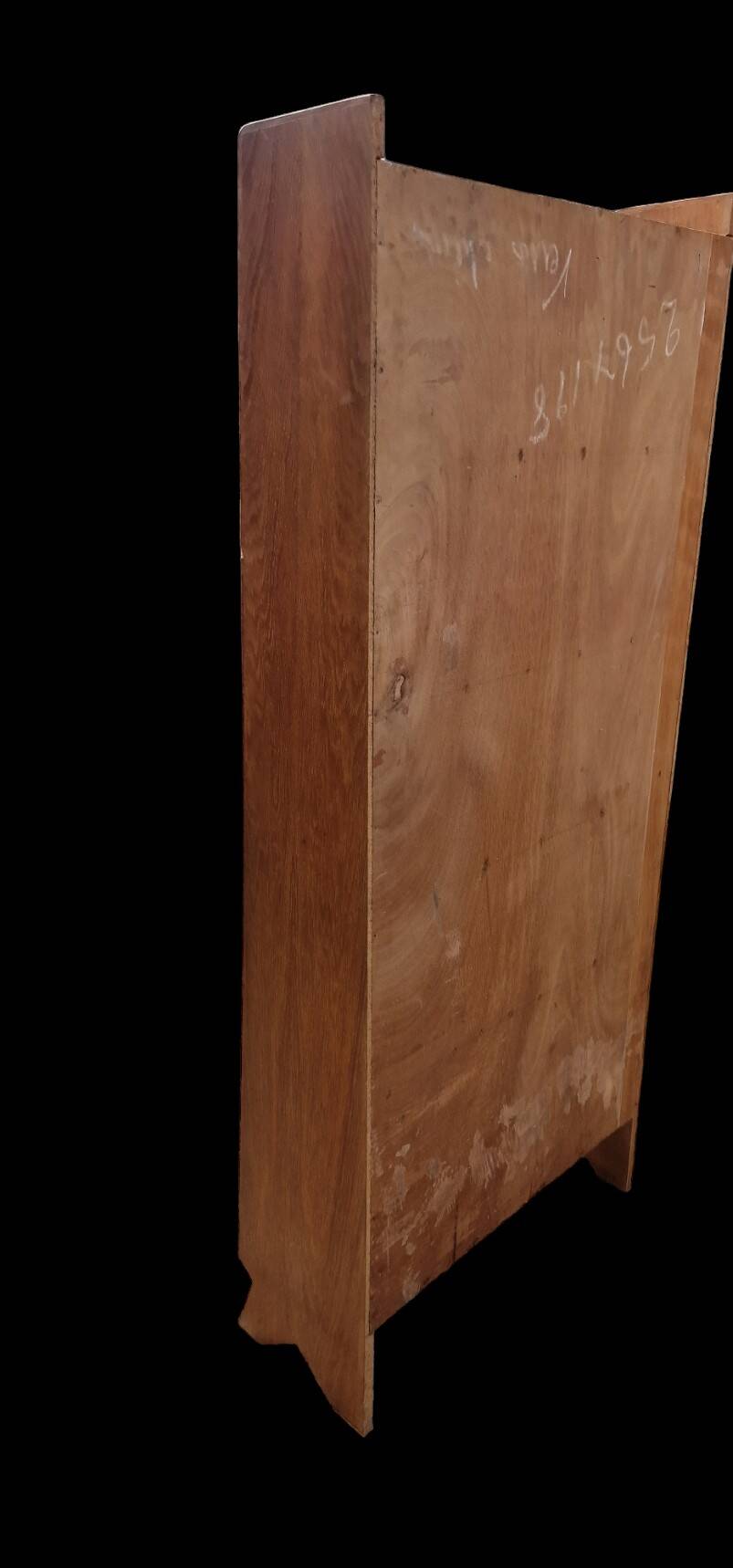 Vintage library shelf with compass base