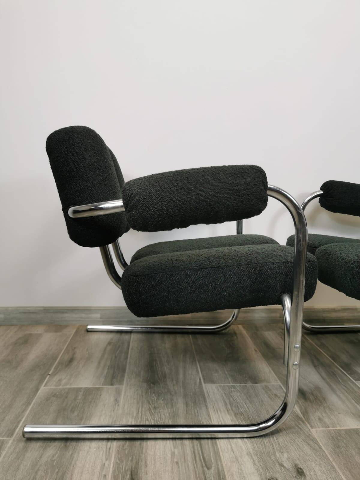 Mid-century restored armchairs