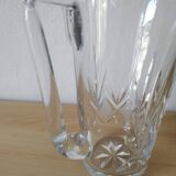 Pichet à eau en cristal taillé ancien