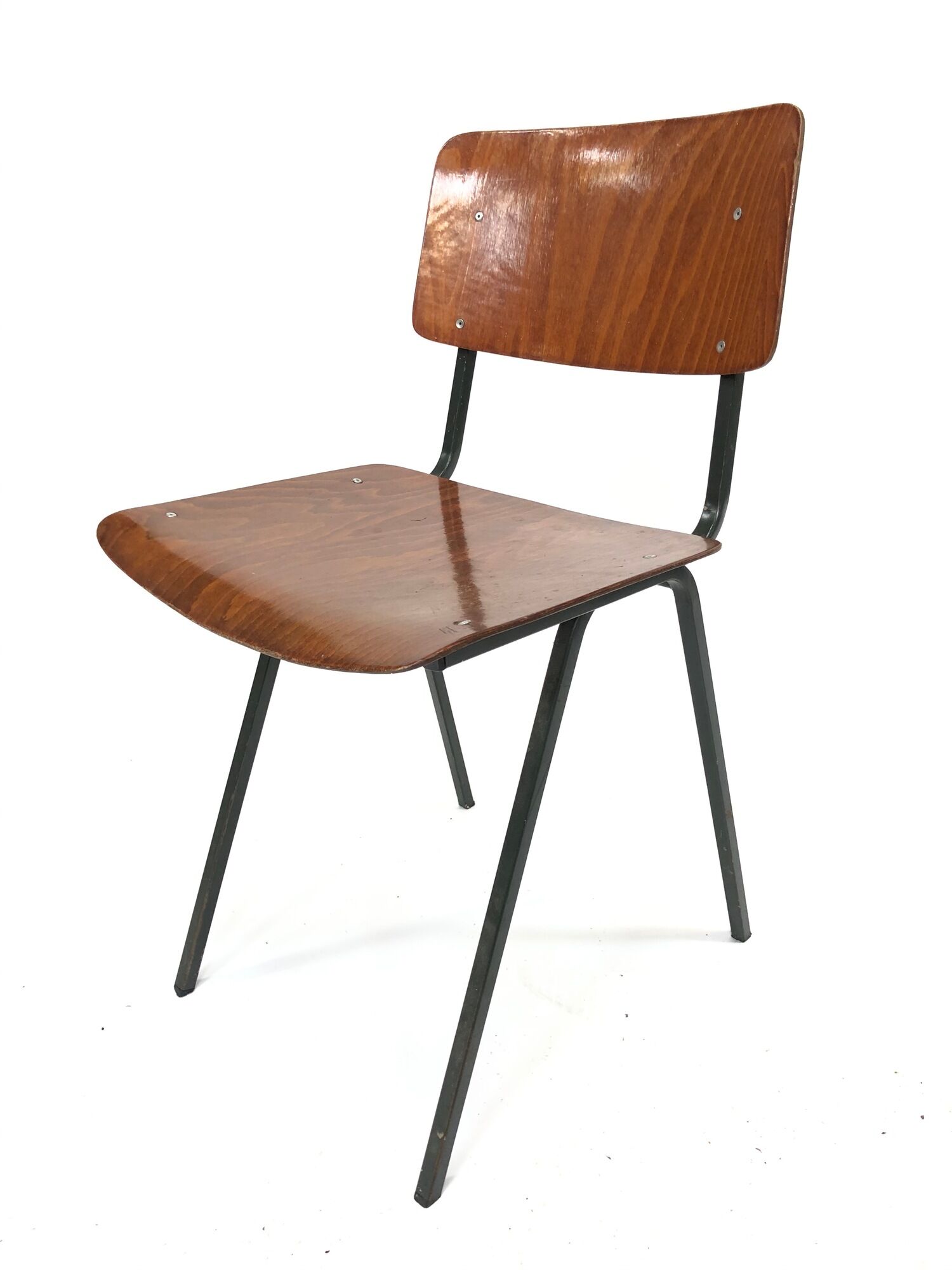 Marko Holland vintage school chairs lot of 2,1970 Netherlands