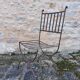 Set of handcrafted wrought iron chairs