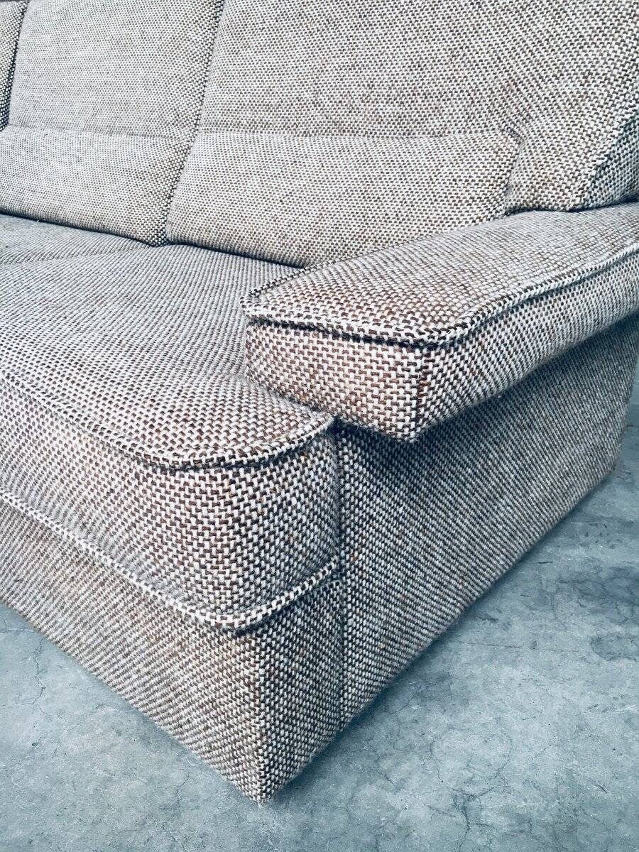 Mid-Century Modern Boucle 3 Seat Sofa, Italy, 1970s
