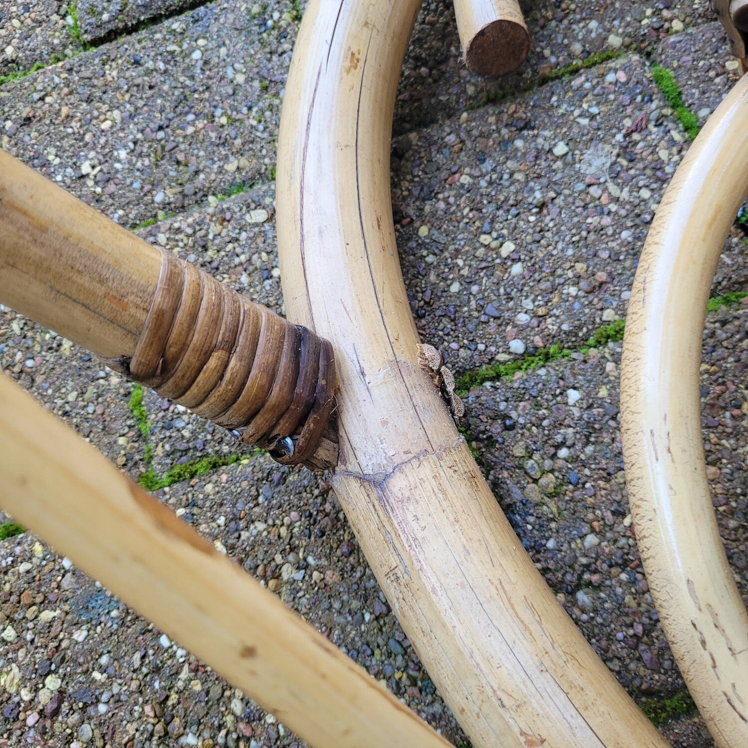 1960s Rattan Rocking Chair