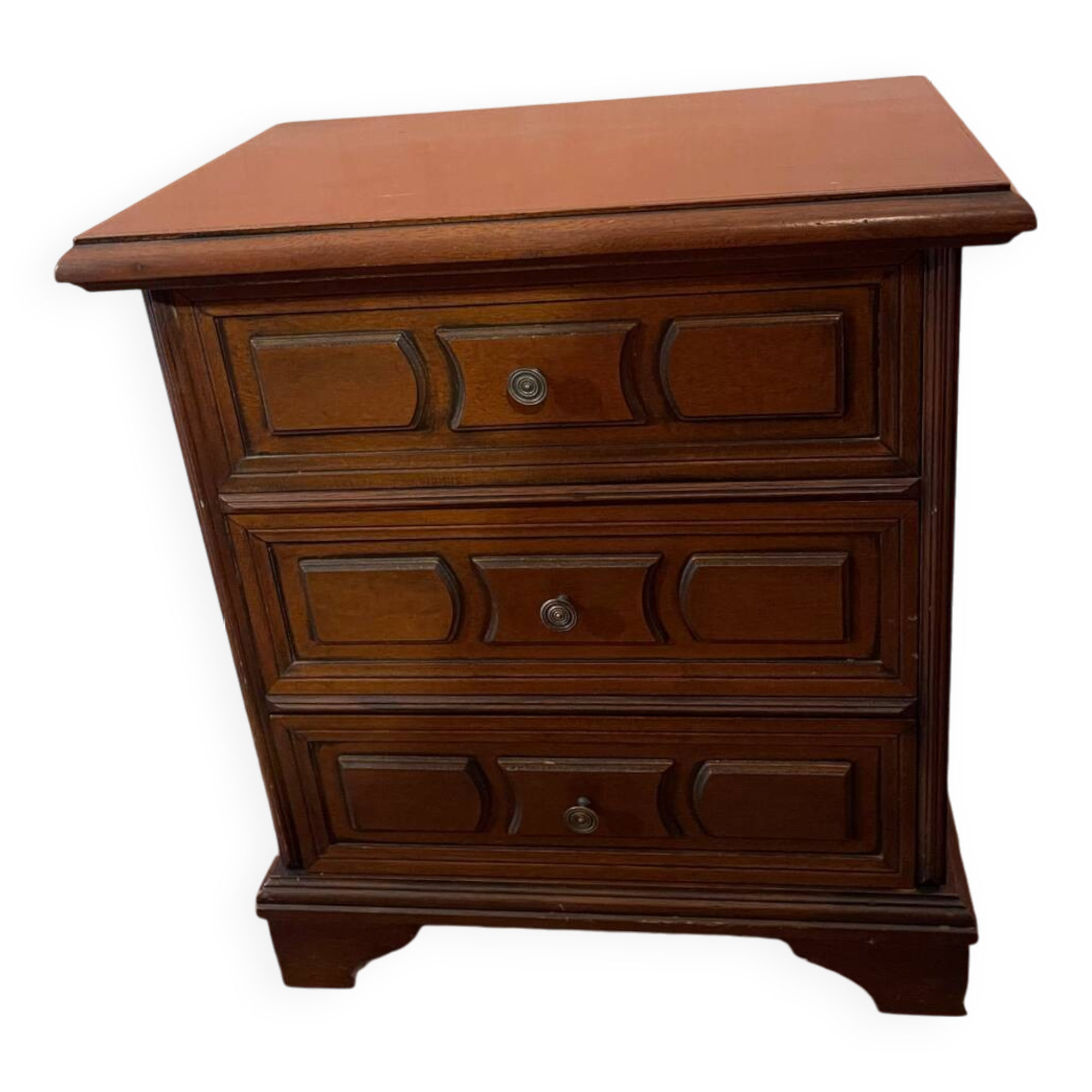 Wooden bedside table