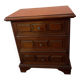 Wooden bedside table