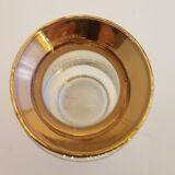 Tiny gilded glass vase