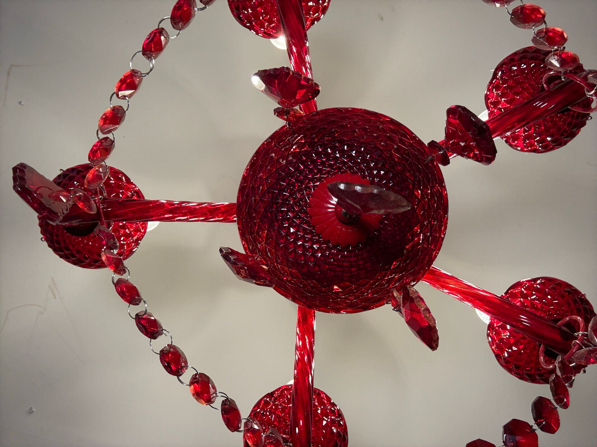 Lustre baroque inspiration Murano