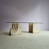 travertin coffeetable