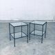 Minimalist Two-Tier Side Tables, Belgium, 1960s, Set of 2