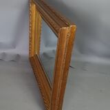 Old mirror beveled frame louis xvi style gilded stucco wood 58x48,5 cm sb