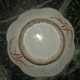 Plate China period nineteenth decorated enamelled stylized with fruit