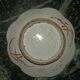 Plate China period nineteenth decorated enamelled stylized with fruit