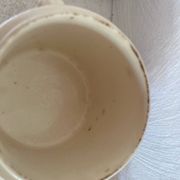 Pot sarreguemines peint a la main
