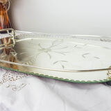 Vintage mirror tray