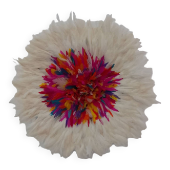 Juju hat multicolore contour blanc de 60 cm