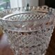 Vintage large crystal vase