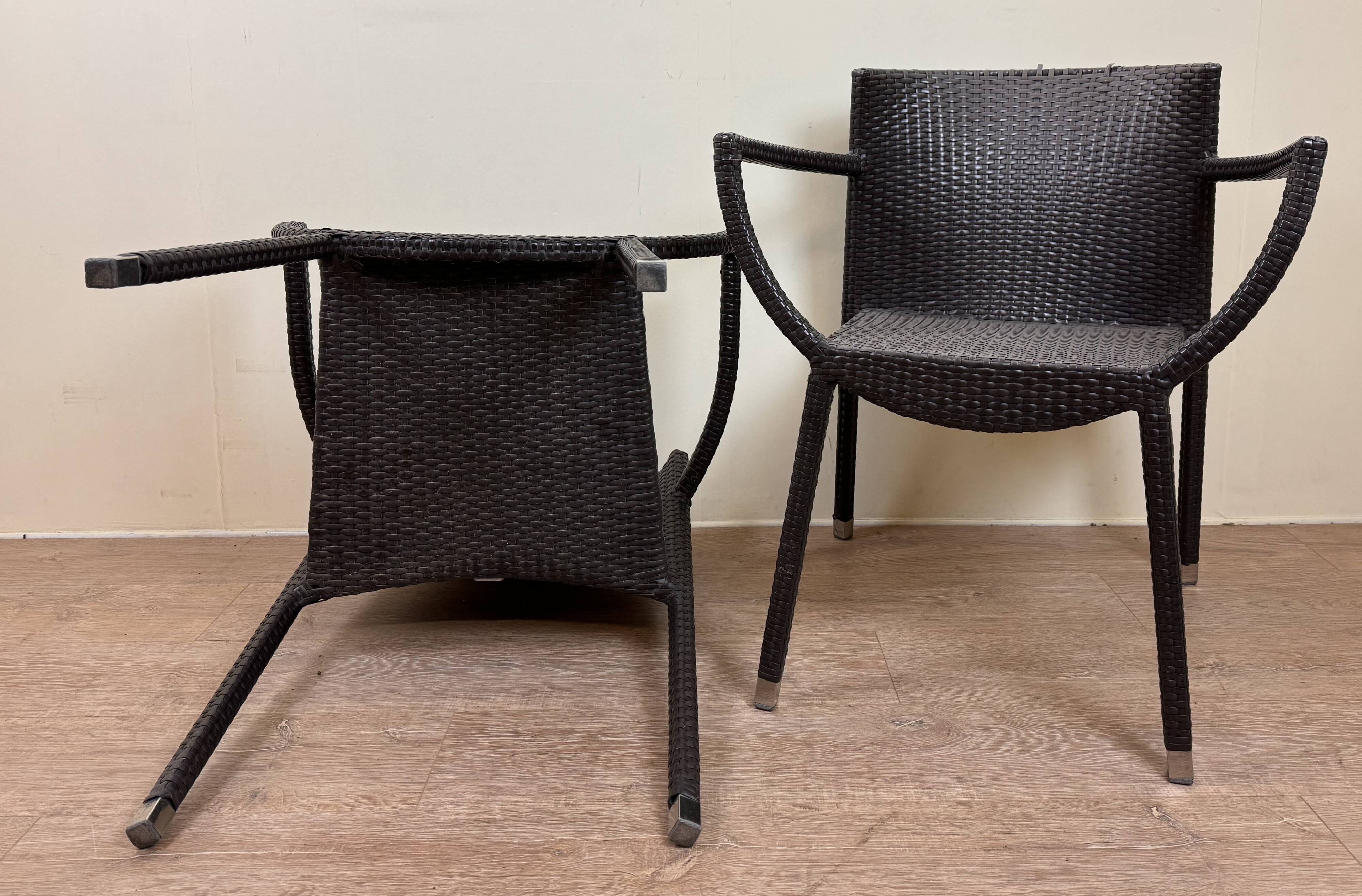 Paire de fauteuils emu modèle nilo design de chiaramonte et marin circa 2000 (encore édités)