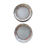 5 dessert plates Niderviller mahia model
