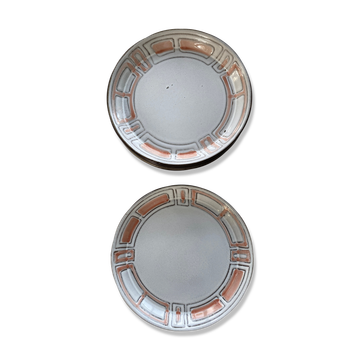 5 dessert plates Niderviller mahia model
