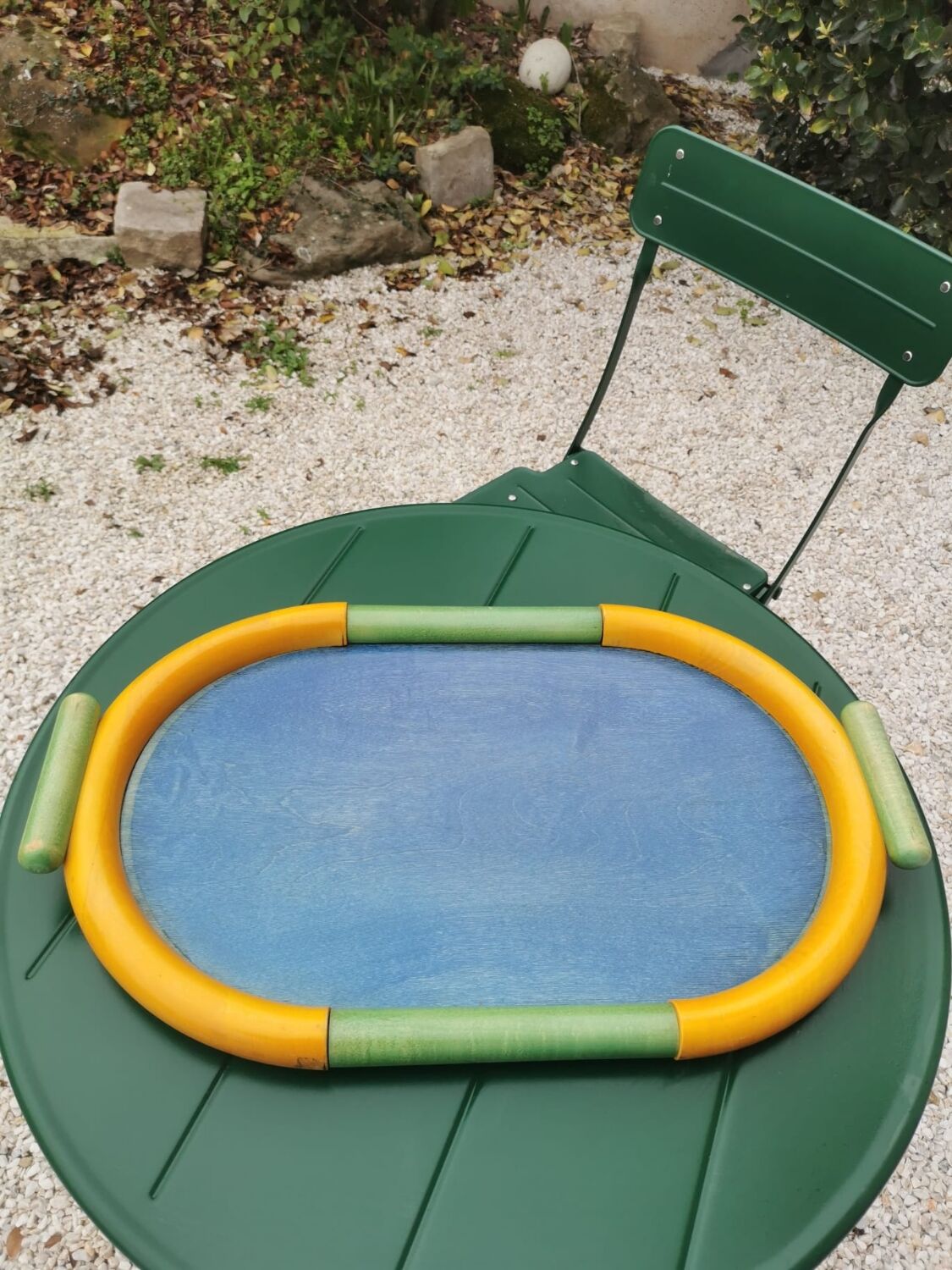 Wooden top Pietro Manzoni