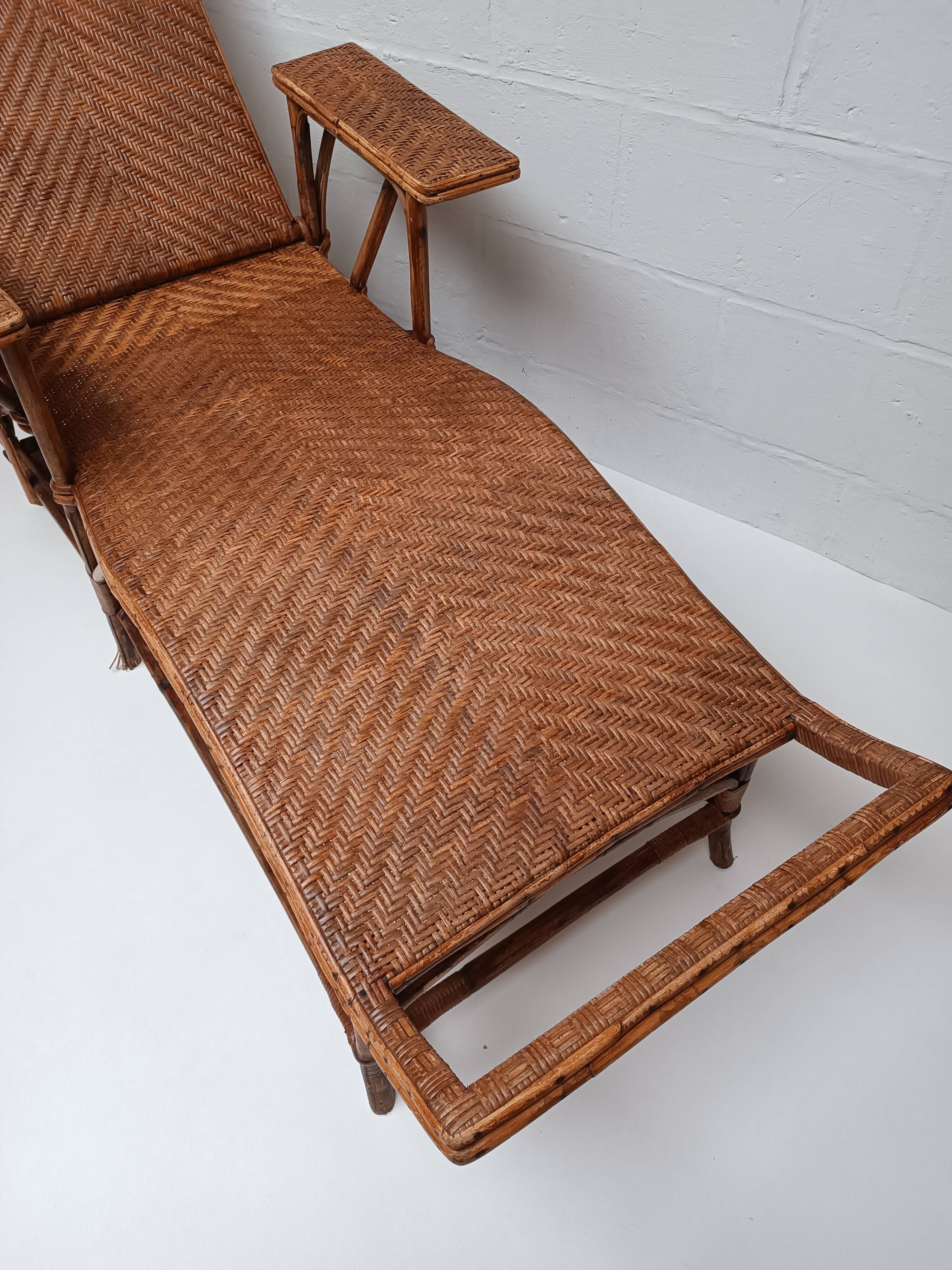 Antique rattan chair 1900