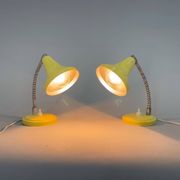 Paire de lampes de table italiennes du milieu du siècle