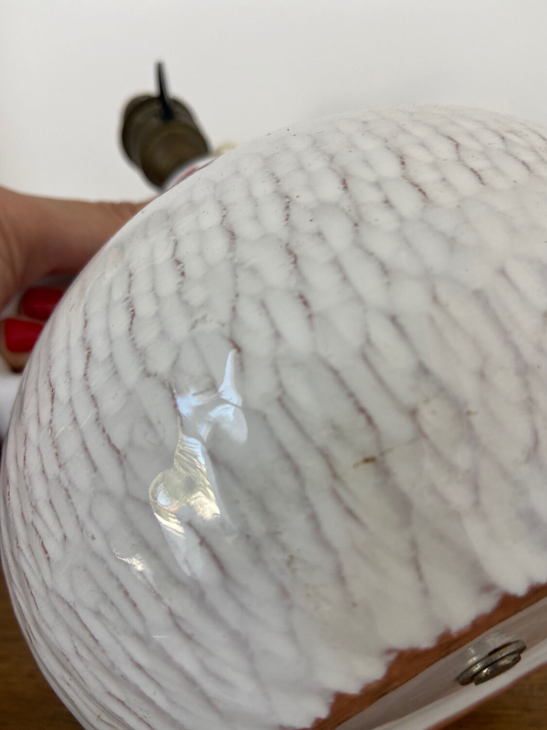 Vintage ceramic lamp base