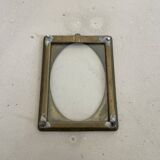 Antique brass frame