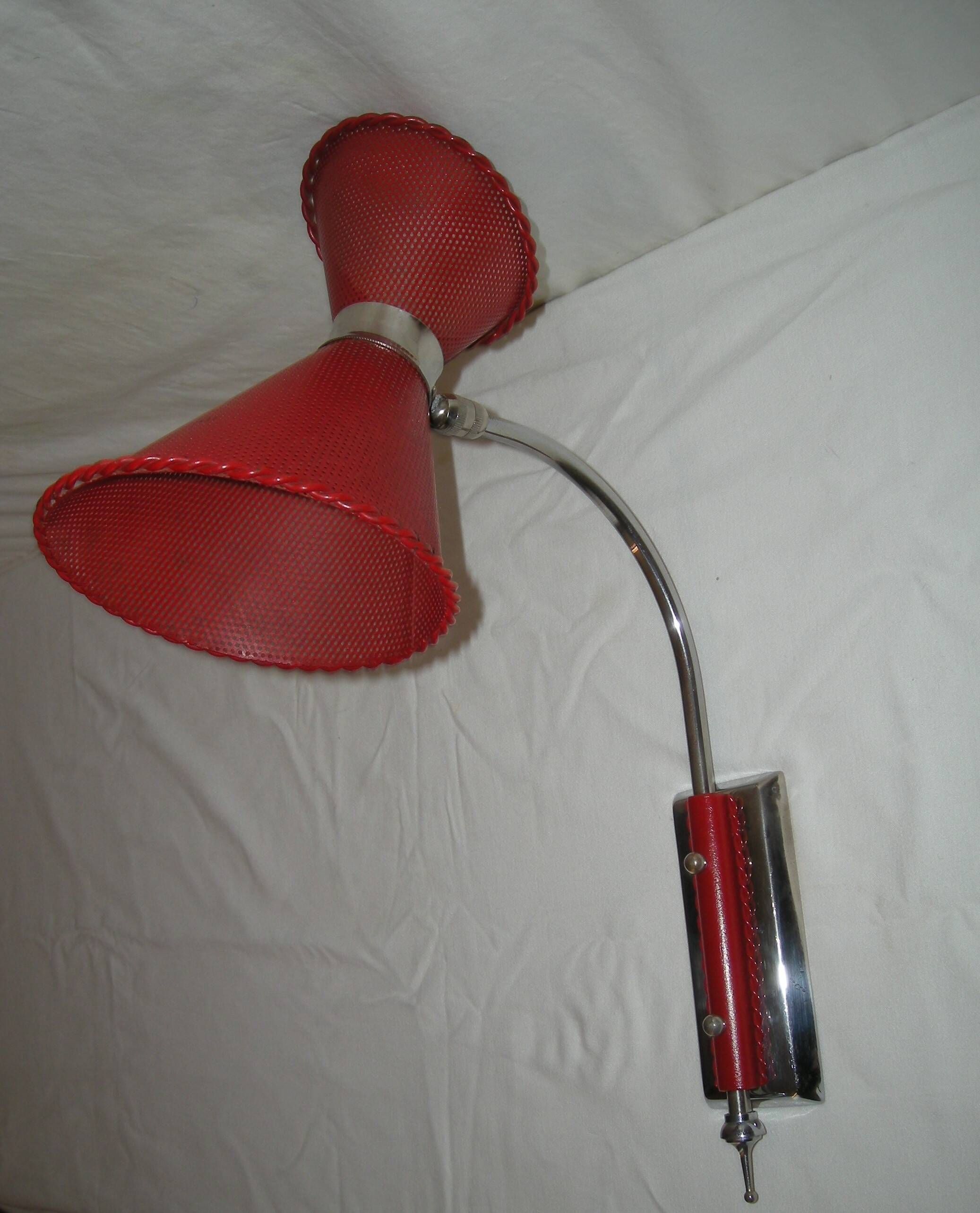 Diabolo wall light from the 50s
