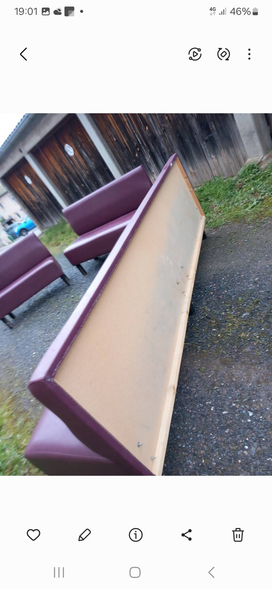 3 bistro benches