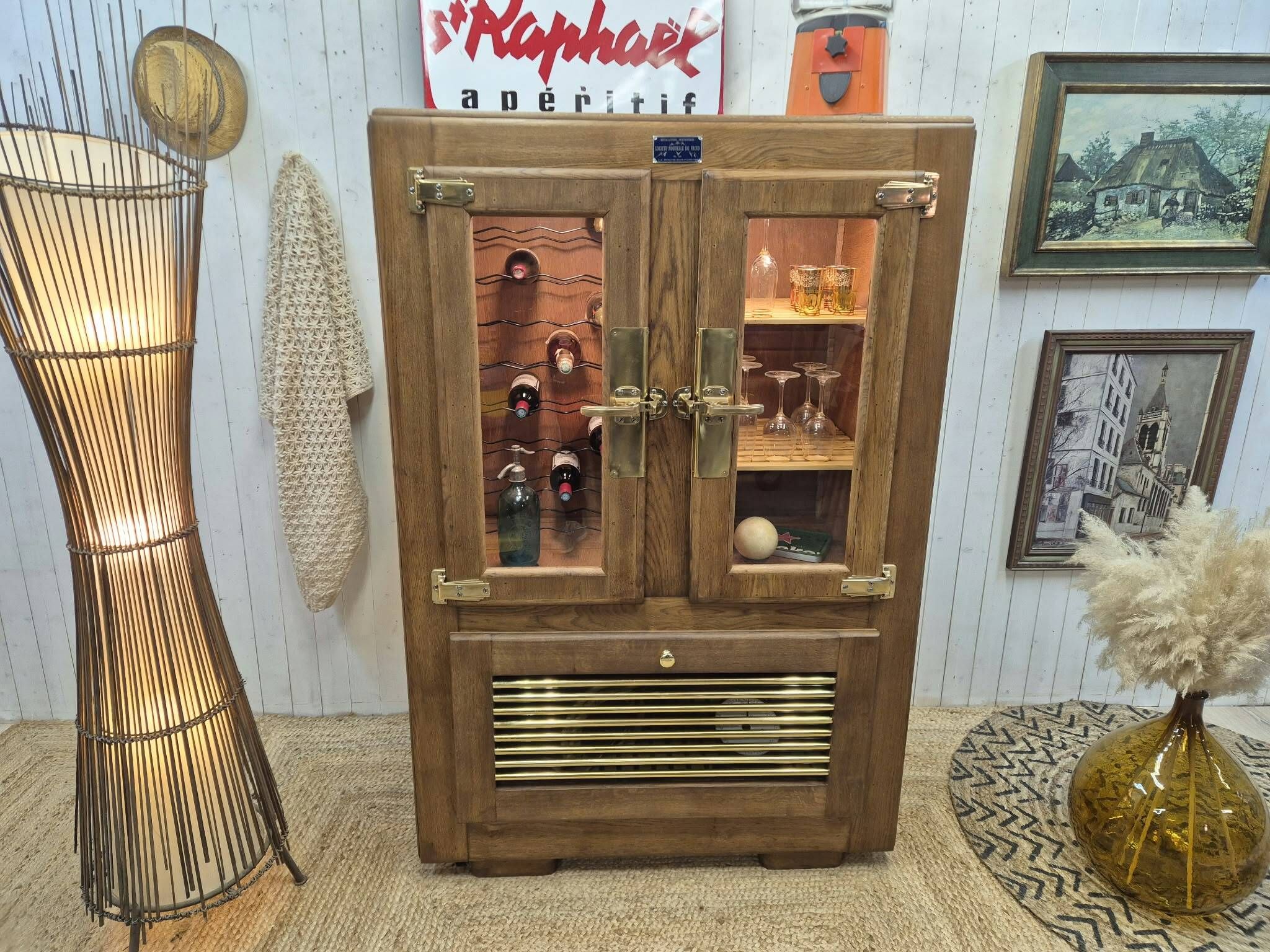 Old wine cellar fridge