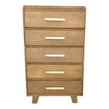 Soan wooden chest of drawers, 50s-60s Scandinavian style