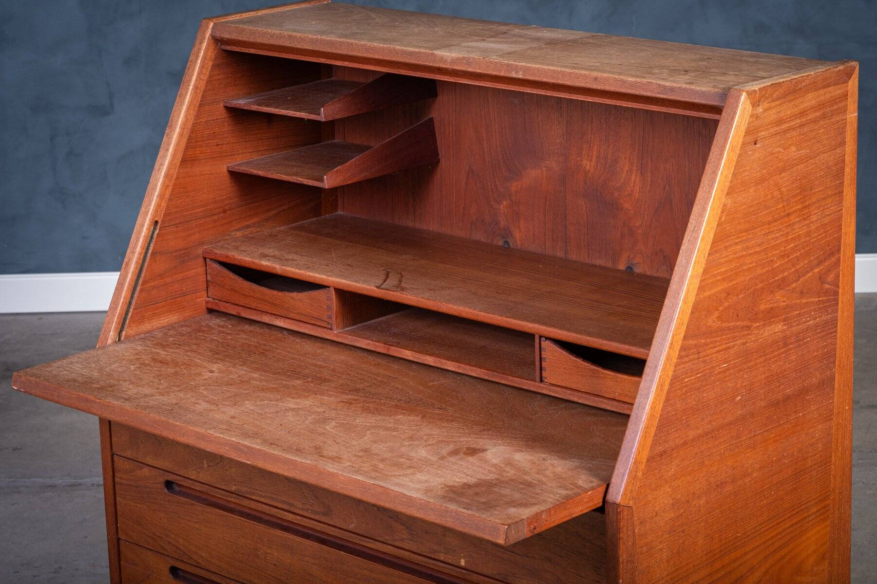 Vintage Teak Secretary by Nils Jonsson, 1960s