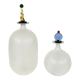 Pair of Italian vials made of murano glass, 1970s