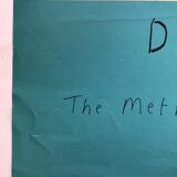 Exhibition poster by David HOCKNEY, The Metropolitan Museum of Art, 1988