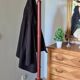 Parrot coat rack in turned wood