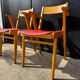 Bridge chairs with compass legs from the 1960s.