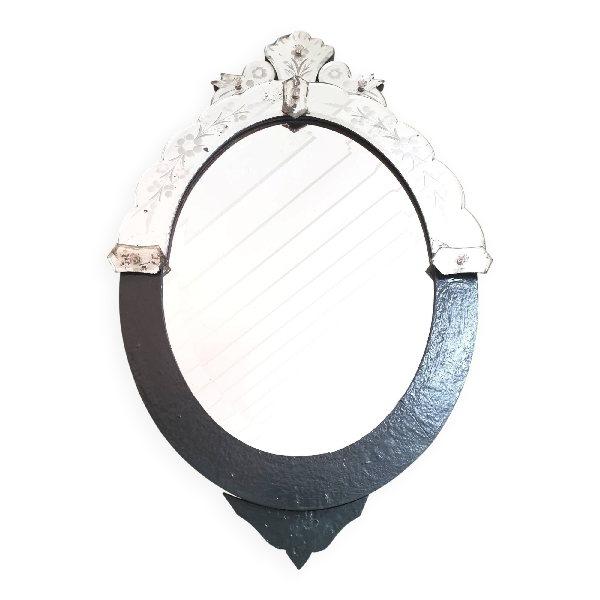 Venetian Black Mirror