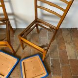 Paire de chaises en hêtre, 1960