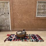 Tapis Berbère Boucherouite - 69 x 176 cm
